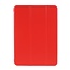 Hoozey - Tablet hoes geschikt voor Apple iPad Air (2024) - 11 Inch - Siliconen Tri-fold hoes met Auto/Wake functie - Shockproof - Rood