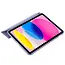 Hoozey - Tablet hoes geschikt voor Apple iPad 11 (2025) A16 / Apple iPad 10.9 (2022) - Siliconen Tri-fold hoes met Auto/Wake functie - Shockproof - Paars