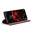 Caseme - Telefoonhoesje geschikt voor Samsung Galaxy S25 - Wallet Book Case - Met Magnetische Sluiting - Rood