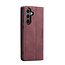 Caseme - Telefoonhoesje geschikt voor Samsung Galaxy S25 - Wallet Book Case - Met Magnetische Sluiting - Rood