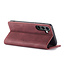 Caseme - Telefoonhoesje geschikt voor Samsung Galaxy S25 - Wallet Book Case - Met Magnetische Sluiting - Rood