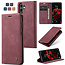 Caseme - Telefoonhoesje geschikt voor Samsung Galaxy S25 - Wallet Book Case - Met Magnetische Sluiting - Rood