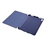 Hoozey - Tablet hoes geschikt voor Apple iPad Air (2024) - 11 Inch - Siliconen Tri-fold hoes met Auto/Wake functie - Shockproof - Donker Blauw