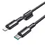 Joyroom - Universele Kabel - USB-C Naar Lightning Kabel - Met Magnetische Organizer - 1.2 Meter - 60W - Grijs