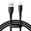 Joyroom - Starry Series - USB-A naar Lightning kabel - Nylon - 3A Snellader - 1 Meter - Zwart