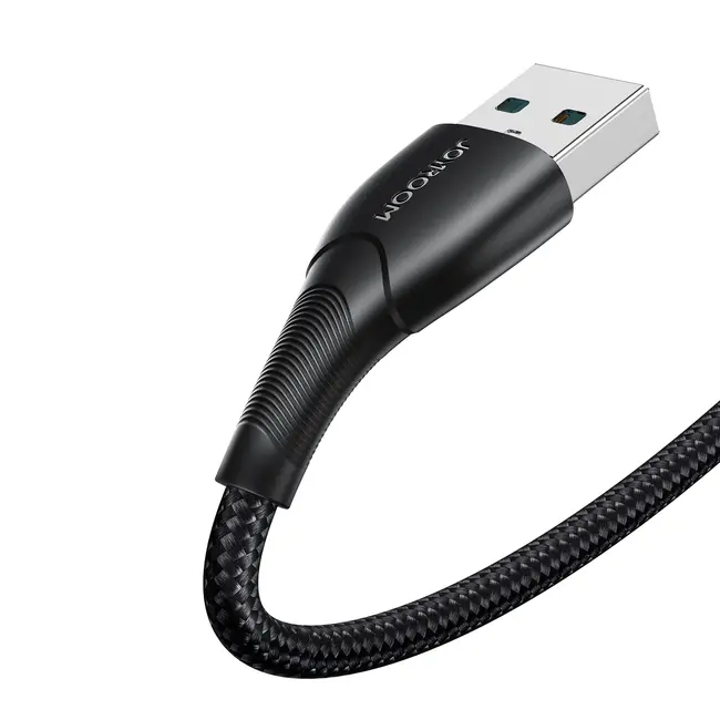 Joyroom - Starry Series - USB-A naar Lightning kabel - Nylon - 3A Snellader - 1 Meter - Zwart