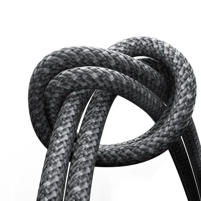 Joyroom - USB-A Naar USB-C Kabel - Met Magnetische Organizer - 1.2 Meter - 60W - Grijs