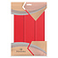 Hoozey - Tablet hoes geschikt voor Apple iPad Pro 12.9 inch (2022) / iPad Pro 12.9 (2021) / iPad Pro 12.9 (2020) - Tri-Fold Book Case - Met Auto/Wake functie - Rood