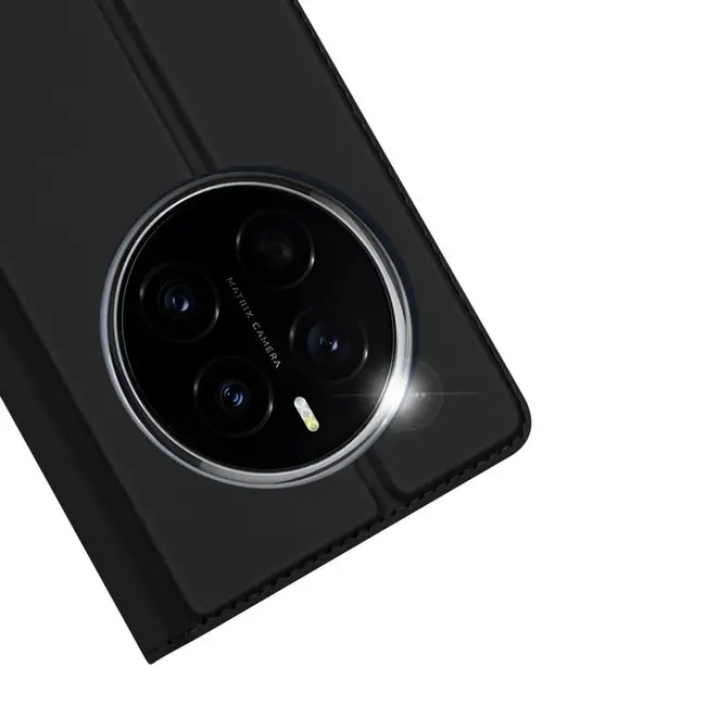 Dux Ducis - Telefoon Hoesje geschikt voor Honor Magic7 - Skin Pro - Book Case - Zwart