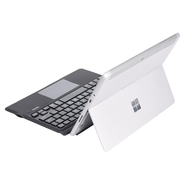 Toetsenbord geschikt voor Microsoft Surface Go / Go 2 / Go 3 - QWERTY - Bluetooth Keyboard Cover - Met Touchpad - Grijs