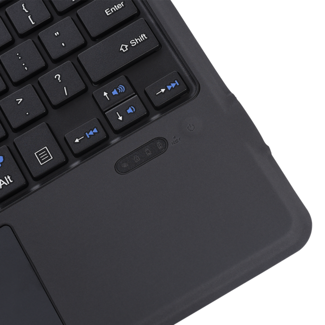 Toetsenbord geschikt voor Microsoft Surface Go / Go 2 / Go 3 - QWERTY - Bluetooth Keyboard Cover - Met Touchpad - Grijs