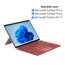 Toetsenbord geschikt voor Microsoft Surface Pro 4/6/7 - QWERTY - Bluetooth Toetsenbord Cover - Met Touchpad en Toetsenbord verlichting - Rood
