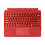 Toetsenbord geschikt voor Microsoft Surface Pro 9/10/11/Pro X - QWERTY - Bluetooth Toetsenbord Cover - Met Touchpad en Toetsenbord Verlichting - draadloos toetsenbord - QWERTY - Rood