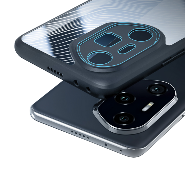 Dux Ducis - Telefoon Hoesje geschikt voor de Honor 300 Pro/300 Ultra - Back Cover - Aimo Series - Zwart