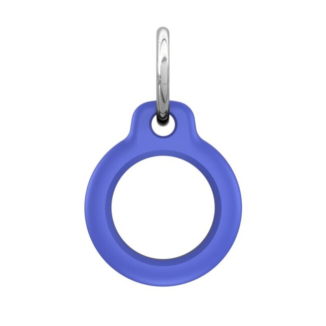 Dux Ducis -  4-Pack Airtag-sluitelhanger -  4 Kleuren Mix - Airtag hoesje - Airtag houder - Wit/Rood/Blauw/Zwart