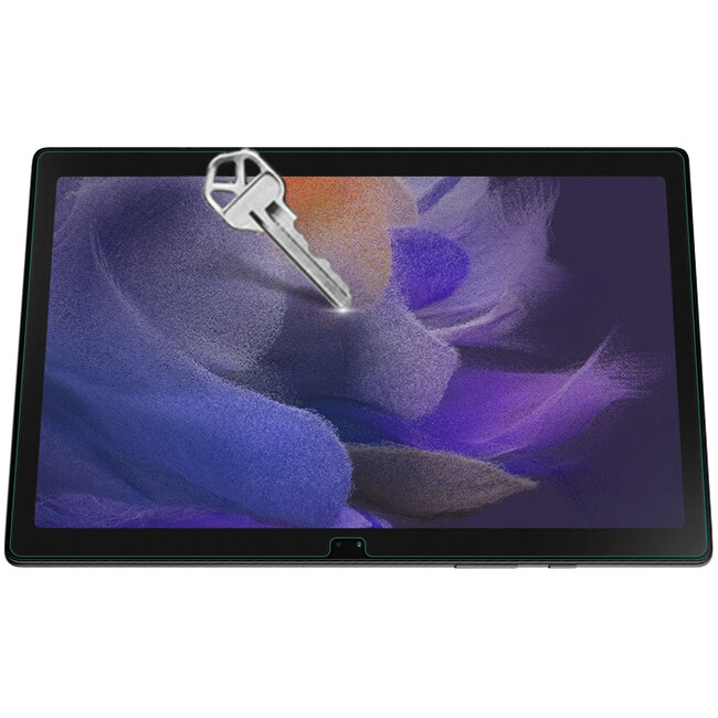 Case2go - Tablet Screenprotector geschikt voor Samsung Galaxy Tab A8 (2021 & 2022) - 10.5 Inch - Tempered Glass - Case Friendly - Transparant