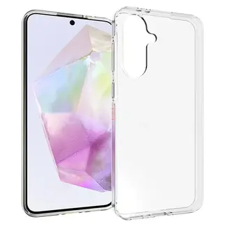 Case2go Case2go - Telefoonhoesje voor Samsung Galaxy A36 5G - Optimale bescherming - Water bestendig - Transparante Back Cover - TPU - Transparant