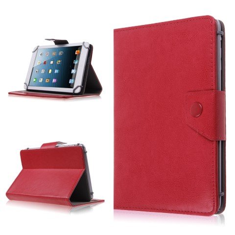 Case2go - Tablet hoes geschikt voor 7 inch - Universeel - Rood afbeelding