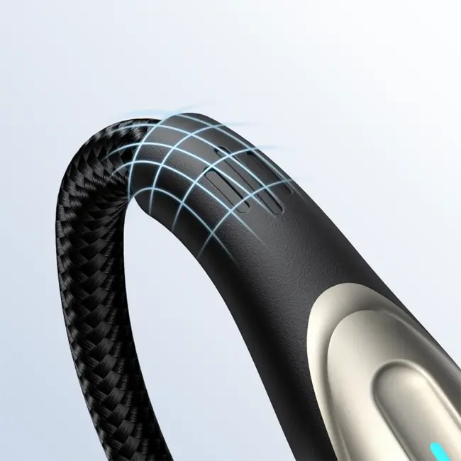 Joyroom - Pioneer Series - Usb c naar Lightning kabel - Nylon - 30W - 1,2 Meter - Zwart