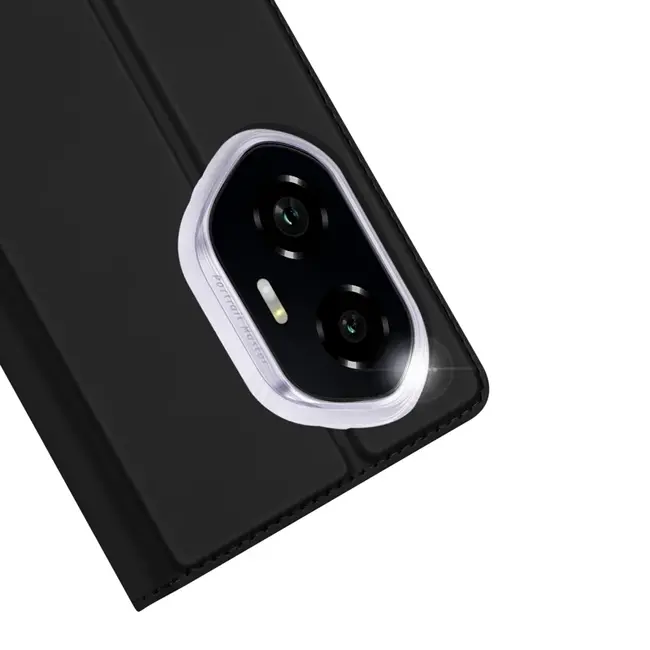 Dux Ducis - Telefoon Hoesje geschikt voor Honor 300 - Skin Pro - Book Case - Zwart