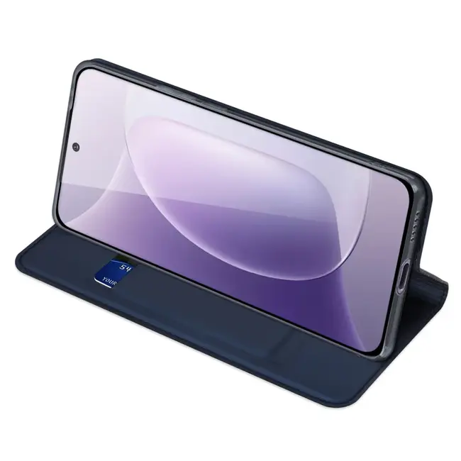 Dux Ducis - Telefoon Hoesje geschikt voor Honor 300 - Skin Pro - Book Case - Donkerblauw