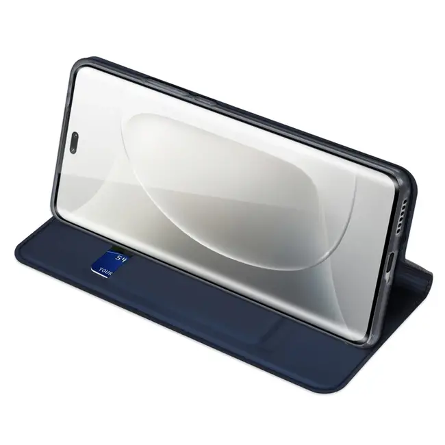 Dux Ducis - Telefoon Hoesje geschikt voor Honor 300 Pro / Ultra - Skin Pro - Book Case - Donkerblauw