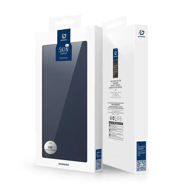 Dux Ducis - Telefoon Hoesje geschikt voor Honor 300 Pro / Ultra - Skin Pro - Book Case - Donkerblauw