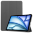 Case2go Case2go - Tablet hoes geschikt voor Apple iPad Air (2024) / Apple iPad Air (2025) - 11 Inch - Tri-fold hoes - Auto/Wake functie - Grijs