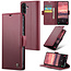 CaseMe - Telefoonhoesje geschikt voor Samsung Galaxy A56 - Wallet Book Case - Met Magnetische Sluiting - Rood