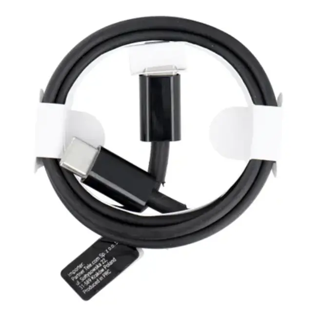 USB-C Oplaadkabel - USB-C naar USB-C - 2.0 Meter - 40W - Geschikt voor Smartphones, Tablets, Laptops - Zwart