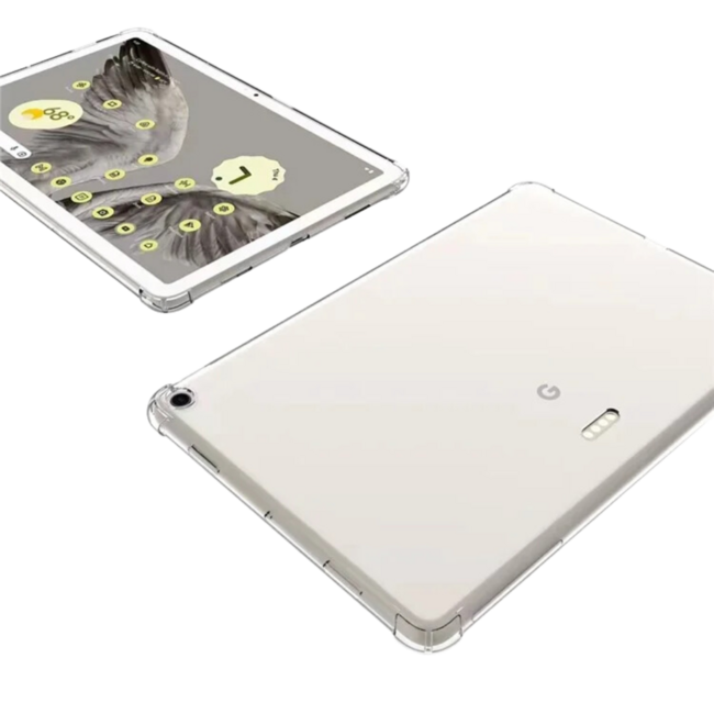 Hoozey - Tablethoes geschikt voor Google Pixel Tablet - Transparante Back Cover - Anti Drop - TPU - Transparant