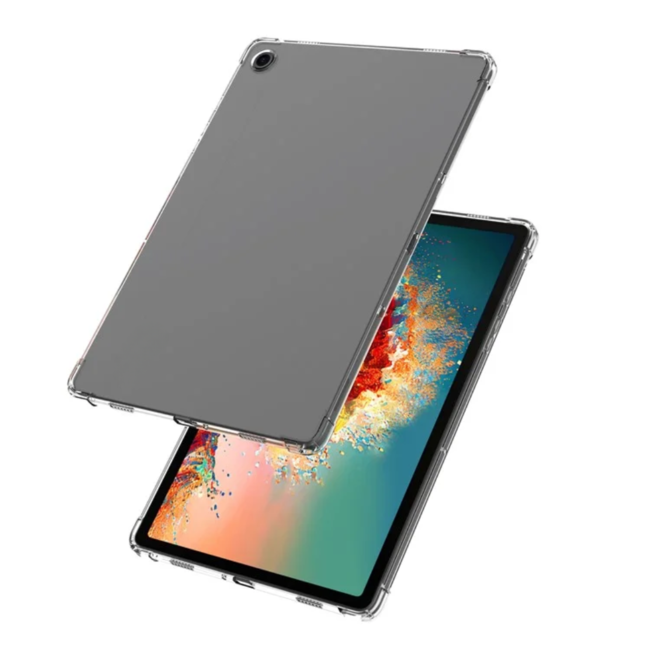Hoozey - Tablethoes geschikt voor Samsung Galaxy Tab A9 (2023) - Transparante Back Cover - Anti Drop - TPU - Transparant