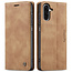 CaseMe - Telefoonhoesje geschikt voor Samsung Galaxy A26 - Wallet Book Case - Met Magnetische Sluiting - Lichtbruin