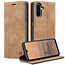 CaseMe - Telefoonhoesje geschikt voor Samsung Galaxy A26 - Wallet Book Case - Met Magnetische Sluiting - Lichtbruin