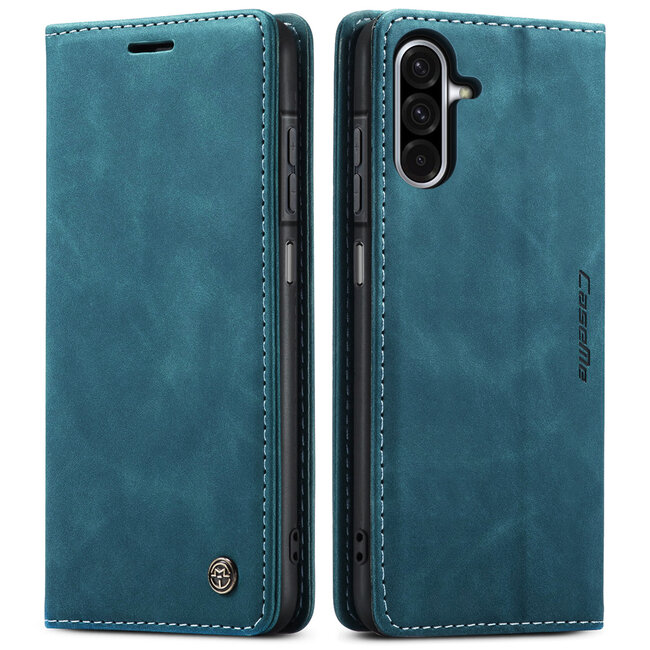 CaseMe - Telefoonhoesje geschikt voor Samsung Galaxy A26 - Wallet Book Case - Met Magnetische Sluiting - Donkerblauw