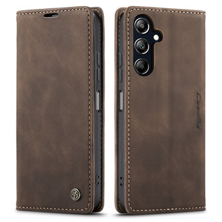 CaseMe CaseMe - Telefoonhoesje geschikt voor Samsung Galaxy A16 - Wallet Book Case - Met Magnetische Sluiting - Bruin