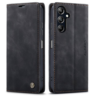 CaseMe CaseMe - Telefoonhoesje geschikt voor Samsung Galaxy A16 - Wallet Book Case - Met Magnetische Sluiting - Zwart