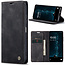 CaseMe - Telefoonhoesje geschikt voor Samsung Galaxy A16 - Wallet Book Case - Met Magnetische Sluiting - Zwart