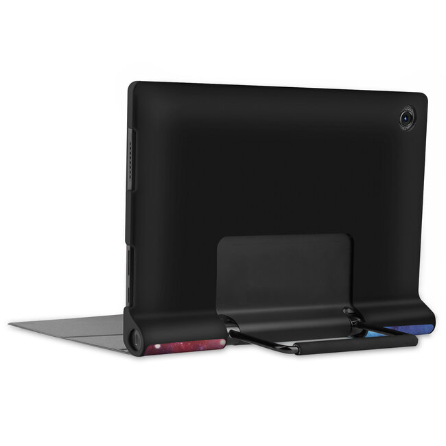 Tablet Hoes geschikt voor Lenovo Yoga Tab 11 (2021) - Tri-Fold Book Case - Galaxy