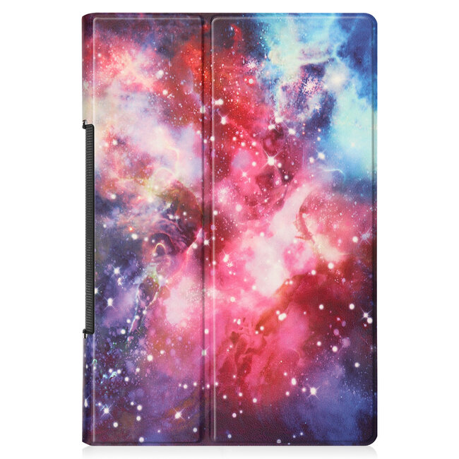 Tablet Hoes geschikt voor Lenovo Yoga Tab 11 (2021) - Tri-Fold Book Case - Galaxy