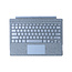 Toetsenbord geschikt voor Microsoft Surface Pro 4/6/7 - QWERTY - Bluetooth Toetsenbord Cover - Met Touchpad en Toetsenbord verlichting - draadloos toetsenbord - QWERTY - Licht Blauw