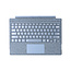 Toetsenbord geschikt voor Microsoft Surface Pro 4/6/7 - QWERTY - Bluetooth Toetsenbord Cover - Met Touchpad en Toetsenbord verlichting - draadloos toetsenbord - QWERTY - Licht Blauw