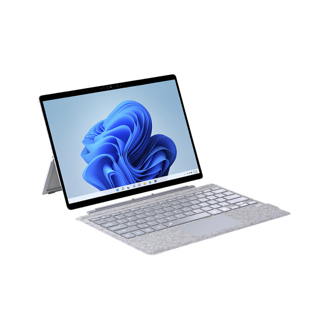 Toetsenbord geschikt voor Microsoft Surface Pro 4/6/7 - QWERTY - Bluetooth Toetsenbord Cover - Met Touchpad en Toetsenbord verlichting - draadloos toetsenbord - QWERTY  - Licht Grijs