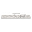 LMP - Aluminium toetsenbord voor Apple iMac - Numeriek Keypad - Bedraad met USB-C aansluiting - 106 toetsen - QWERTY (NL) indeling - Zilver/Wit