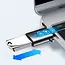 Joyroom - USB-C naar USB-A Adapter - Universele Adapter Geschikt voor Telefoon, Tablets en Laptops - Grijs