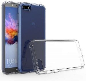 Huawei Y5 (2019) hoes - Anti-Shock TPU Back Cover - Transparant afbeelding