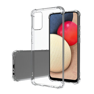 Case2go Samsung Galaxy A03s Hoesje - Clear Soft Case - Siliconen Back Cover - Shock Proof TPU - Transparant