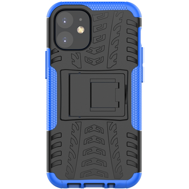 Hoesje geschikt voor Apple iPhone 12 Mini - Schokbestendige Back Cover - Blauw