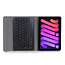 Case2go - Bluetooth toetsenbord Tablet hoes geschikt voor iPad Mini 2021 - 8.3 Inch - QWERTY layout - Magneetsluiting - Sleep/Wake-up functie - Zwart