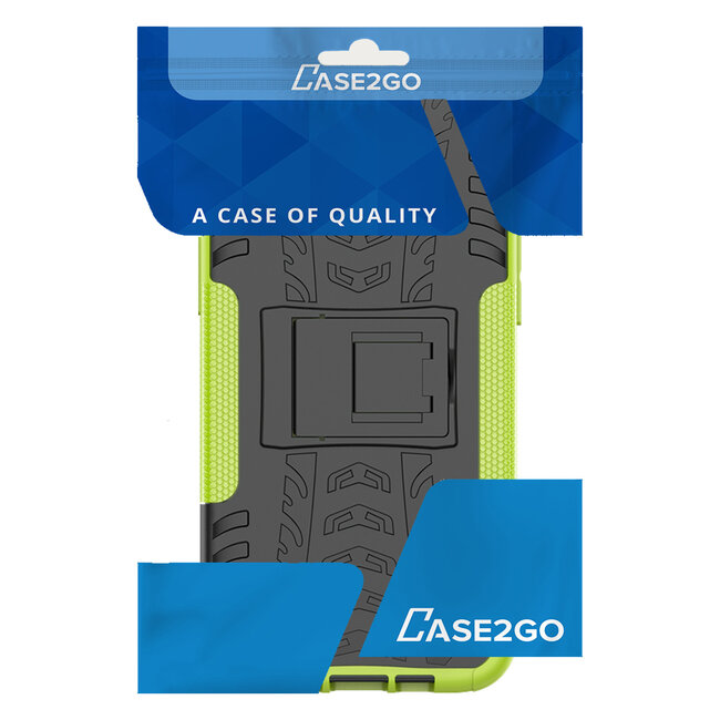 Hoesje geschikt voor iPhone 12 Pro Max - Schokbestendige Back Cover - Groen